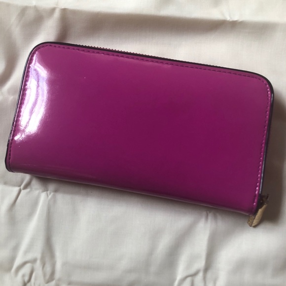 Pink Patent Leather Tory Burch Wallet OBO - Picture 2 of 6